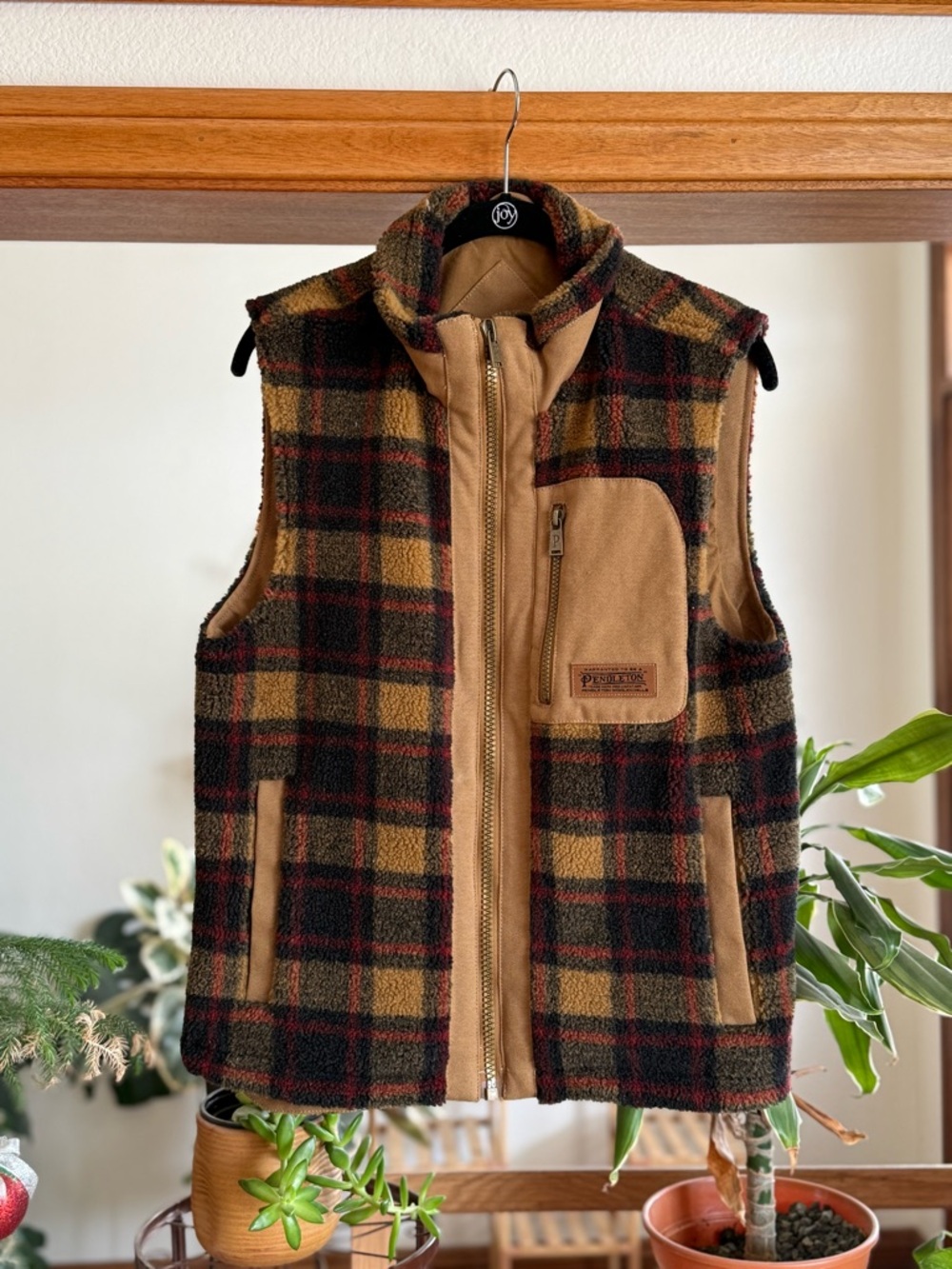 Pendleton Ridgeline Plaid Fleece Vest